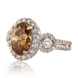 Natural Fancy Chocolate Brown Diamond Ring