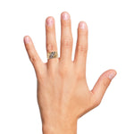 Diaginal Mens Diamond Ring