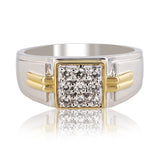 Yellow and White Gold Ring