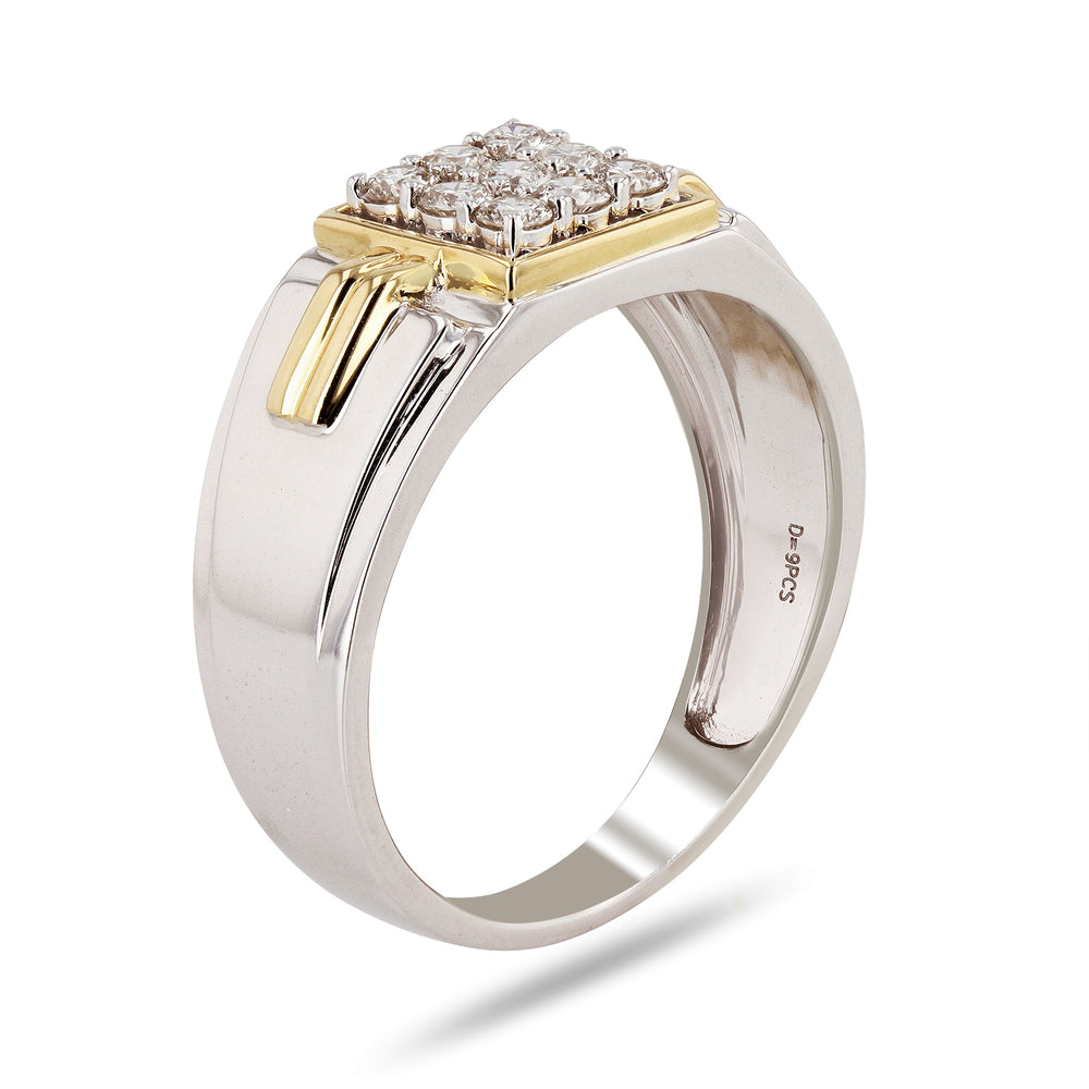 Yellow and White Gold Ring
