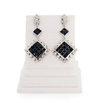 Art Deco Sapphire Drop Earrings