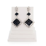 Art Deco Sapphire Drop Earrings