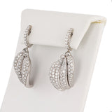 Contemporary Style Diamond Earrings